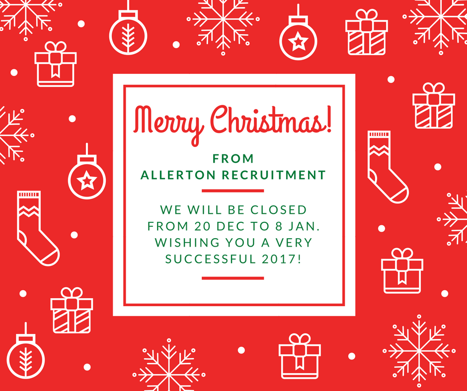 Merry Christmas from Allerton Recruitment